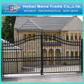 Living area spear top tubular steel fence and slide gate(manufacturer)